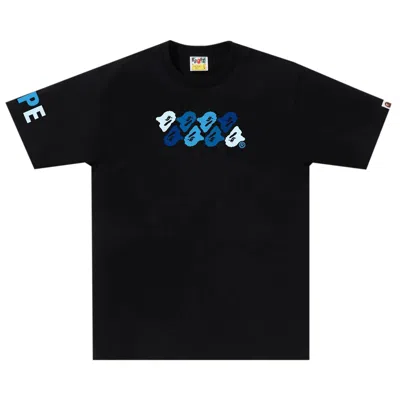 BAPE BAPE ABC CAMO TEE 'BLACK/BLUE'