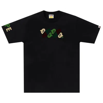 BAPE BAPE ABC CAMO TEE 'BLACK/GREEN'