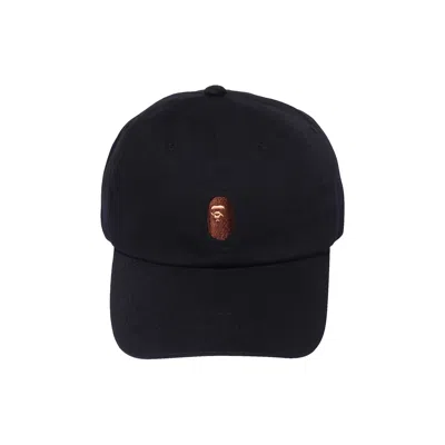BAPE BAPE APE HEAD ONE POINT PANEL CAP 'BLACK'