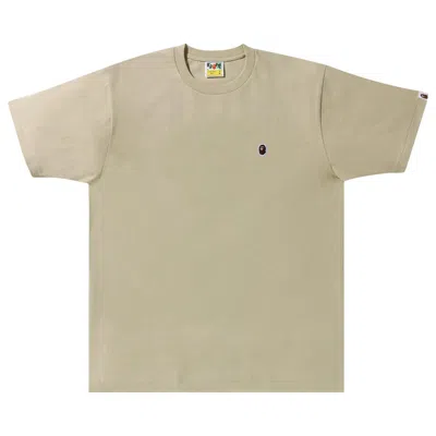 BAPE BAPE APE HEAD ONE POINT TEE 'BEIGE'