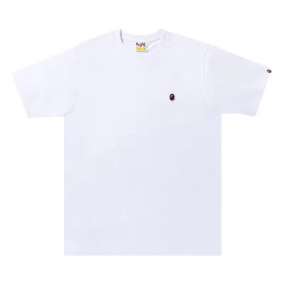 BAPE BAPE APE HEAD ONE POINT TEE 'WHITE'