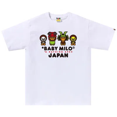 BAPE BAPE BABY MILO JAPAN TEE 'WHITE'