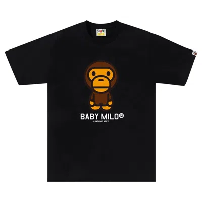 BAPE BAPE BABY MILO TEE 'BLACK'