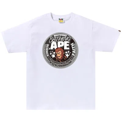 BAPE BAPE BUSY WORKS BATHING APE TEE 'WHITE'