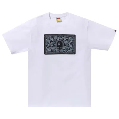 BAPE BAPE CARD TEE 'WHITE/BLACK'