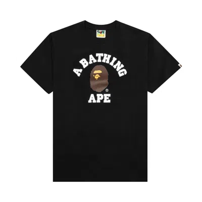 BAPE BAPE COLLEGE TEE 'BLACK'