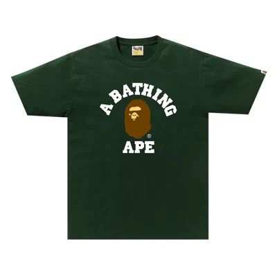 BAPE BAPE COLLEGE TEE 'GREEN'