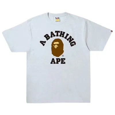 BAPE BAPE COLLEGE TEE 'GREY'