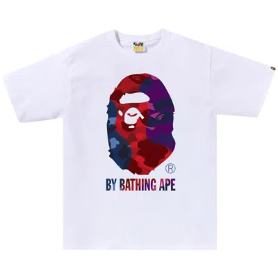 BAPE BAPE COLOR CAMO CRAZY BY BATHING APE TEE 'WHITE'