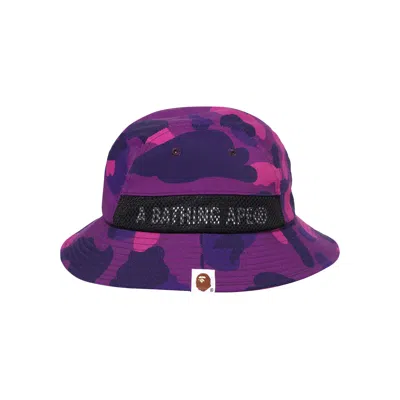BAPE BAPE COLOR CAMO PANEL HAT 'PURPLE'
