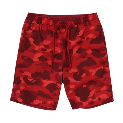 BAPE BAPE COLOR CAMO SHARK REVERSIBLE SHORTS 'RED'