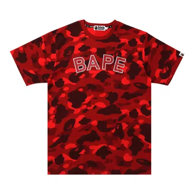 BAPE BAPE COLOR CAMO TEE 'RED'