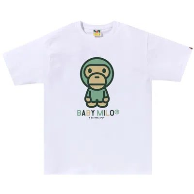 BAPE BAPE COLORS BABY MILO TEE 'WHITE'