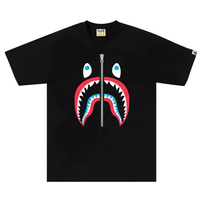 BAPE BAPE COLORS SHARK TEE 'BLACK'