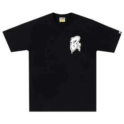 BAPE BAPE GRAFFITI B ONE POINT TEE 'BLACK'