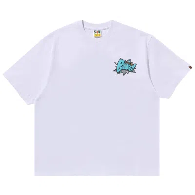 BAPE BAPE GRAFFITI RELAXED FIT TEE 'WHITE'
