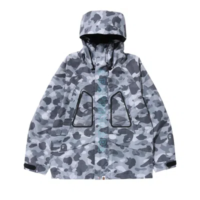 BAPE BAPE HONEYCOMB CAMO SNOWBOARD JACKET 'GREY'