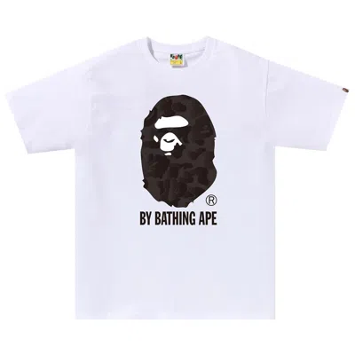 BAPE BAPE INK CAMO APE HEAD TEE 'WHITE'