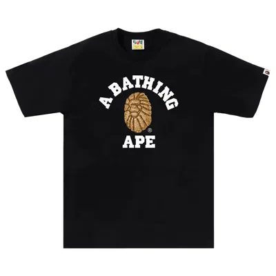 BAPE BAPE JEWELS COLLEGE TEE 'BLACK'