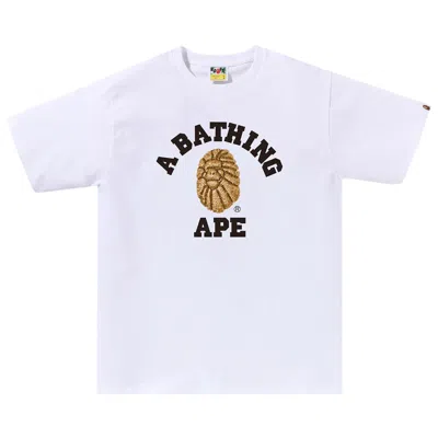 BAPE BAPE JEWELS COLLEGE TEE 'WHITE'