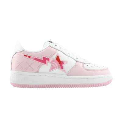 BAPE BAPE KAWS X BAPESTA FS-001 LOW 'PINK CAMO'