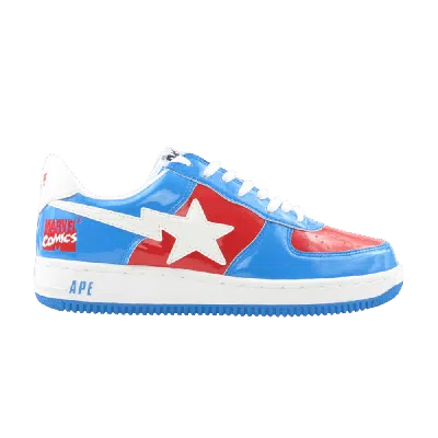 BAPE BAPE MARVEL COMICS X BAPESTA FS-001 LOW 'CAPTAIN AMERICA'