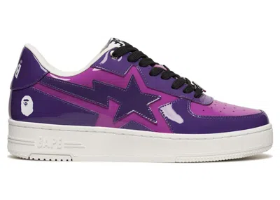 BAPE MEN'S A BATHING APE BAPE STA ICON M2 SNEAKERS IN PURPLE