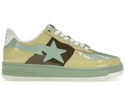 BAPE MEN'S A BATHING APE BAPE STA SNEAKERS IN BROWN/BEIGE