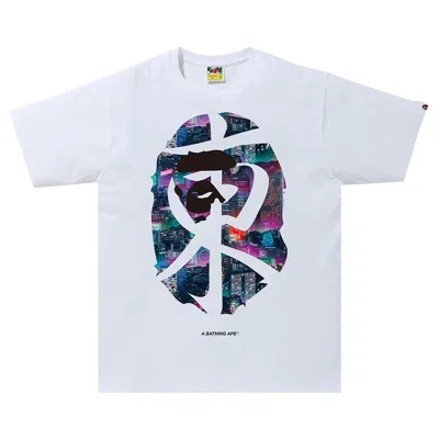 BAPE BAPE NEON TOKYO TEE 'WHITE'