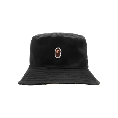 BAPE BAPE ONE POINT REVERSIBLE HAT 'BLACK'