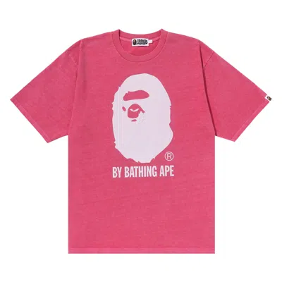 BAPE BAPE OVERDYE BY BATHING APE RELAXED TEE 'PINK'