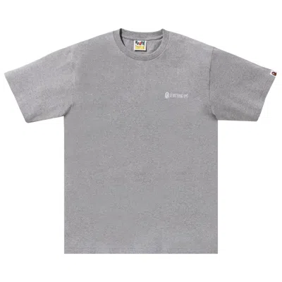 BAPE BAPE SMALL LOGO TEE 'GREY'