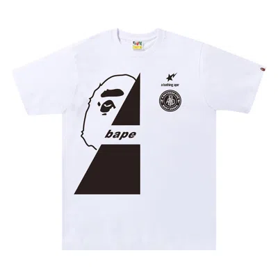 BAPE BAPE SOCCER #3 TEE 'WHITE'