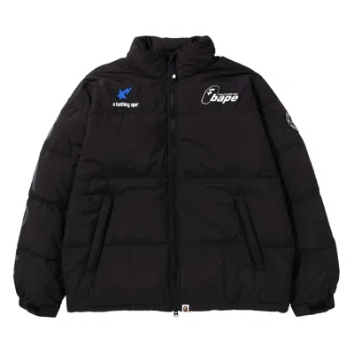 BAPE BAPE SOCCER GAME GRAPHIC RELAXED FIT DOWN JACKET 'BLACK'