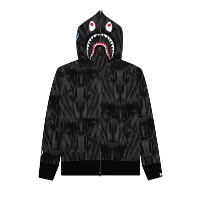BAPE BAPE SPEED RACER SHARK FULL ZIP HOODIE 'BLACK'