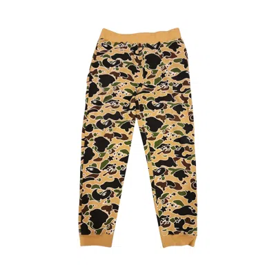 BAPE BAPE STA CAMO SWEAT PANTS 'YELLOW'