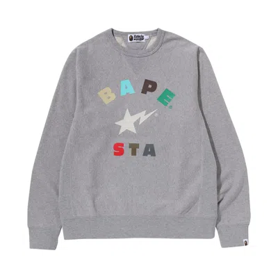 BAPE BAPE STA CREWNECK 'GREY'