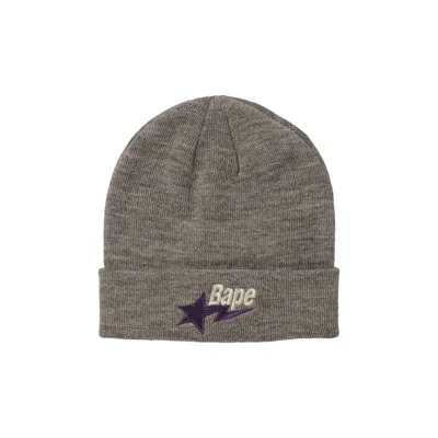 BAPE BAPE STA KNIT CAP 'GREY'