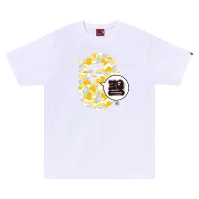 BAPE BAPE STORE MATSUYAMA 30TH ANNIVERSARY APE HEAD TEE SET 'WHITE'