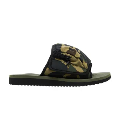 BAPE SUICOKE X CAMO DAO SANDAL 'GREEN'
