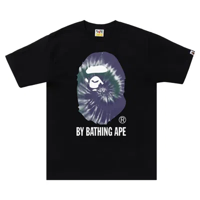 BAPE BAPE TIE DYE BY BATHING APE TEE 'BLACK/PURPLE'