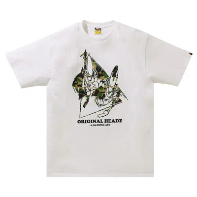 BAPE BAPE UNKLE POINTMAN LOGO TEE 'WHITE'