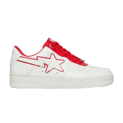 BAPE WMNS BAPESTA #8 M1 'WHITE RED'