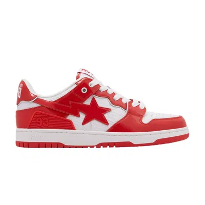 BAPE WMNS SK8 STA #5 'LUXURY SPORT MONOGRAM - RED'