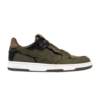 BAPE WMNS SK8 STA #6 'OLIVE DRAB'