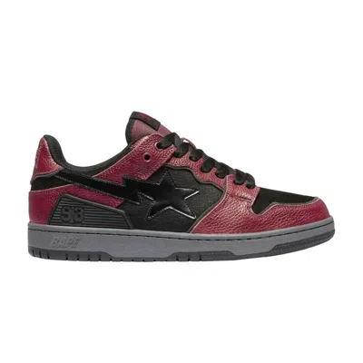 BAPE WMNS SK8 STA 'BLACK RED'