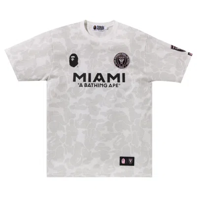 BAPE BAPE X INTER MIAMI CF CAMO TEE 'WHITE'