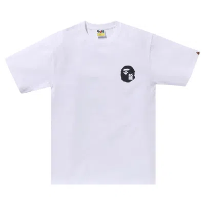 BAPE BAPE YEAR OF DRAGON APE FACE TEE 'WHITE'