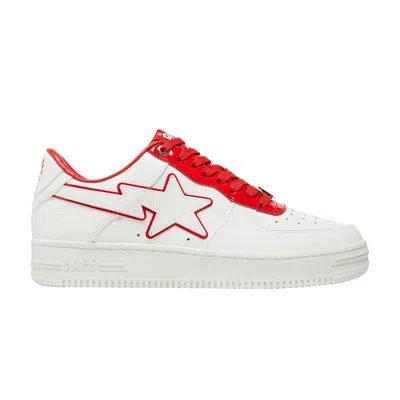 BAPE BAPESTA #8 M1 'WHITE RED'