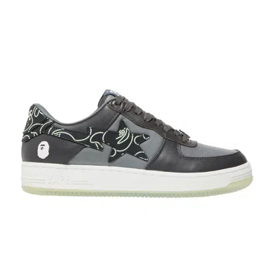 BAPE BAPESTA 'TEXT CODE CAMO - CHARCOAL'
